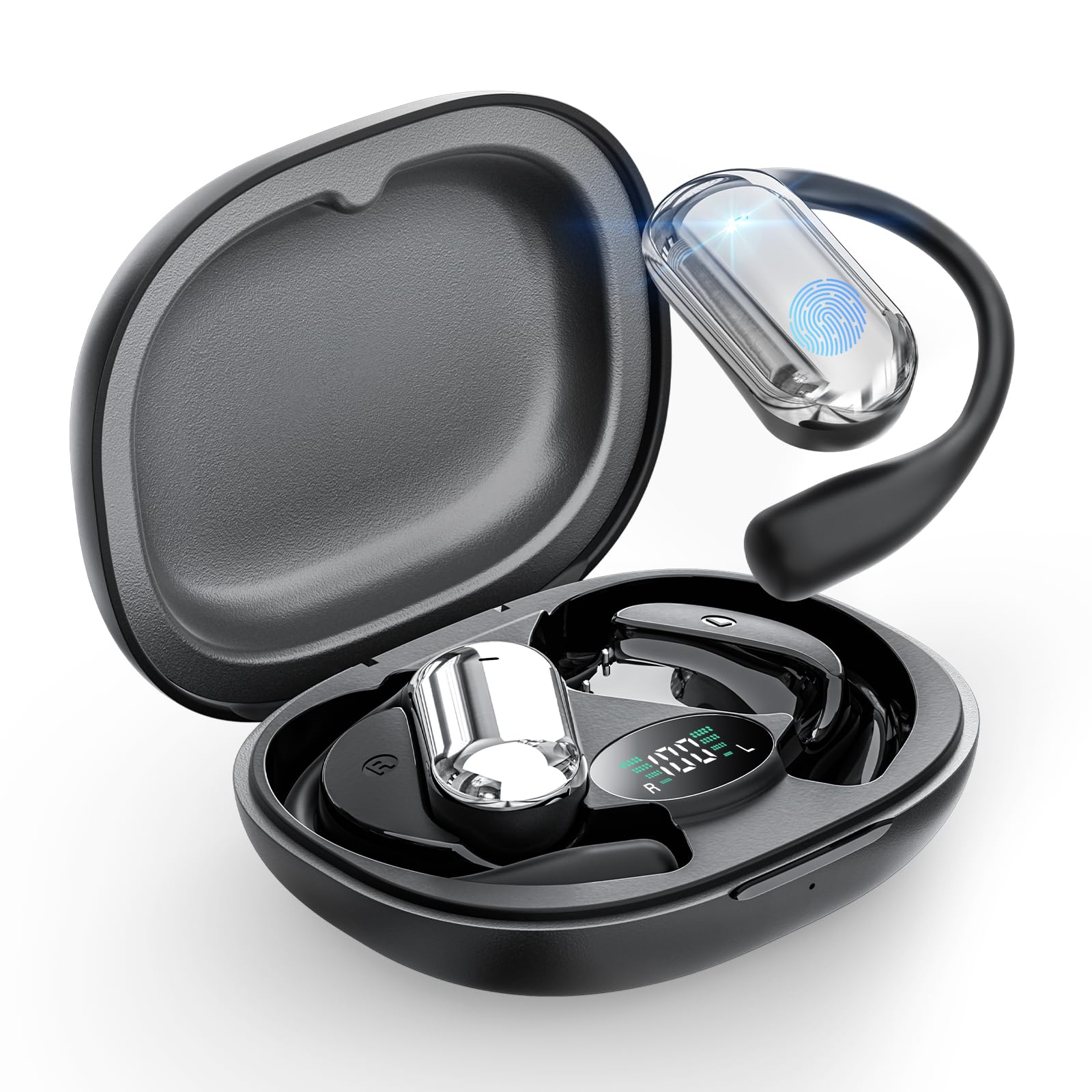 Amazon.co.jp: イヤホン bluetooth 骨伝導イヤホン ワイヤレス充電